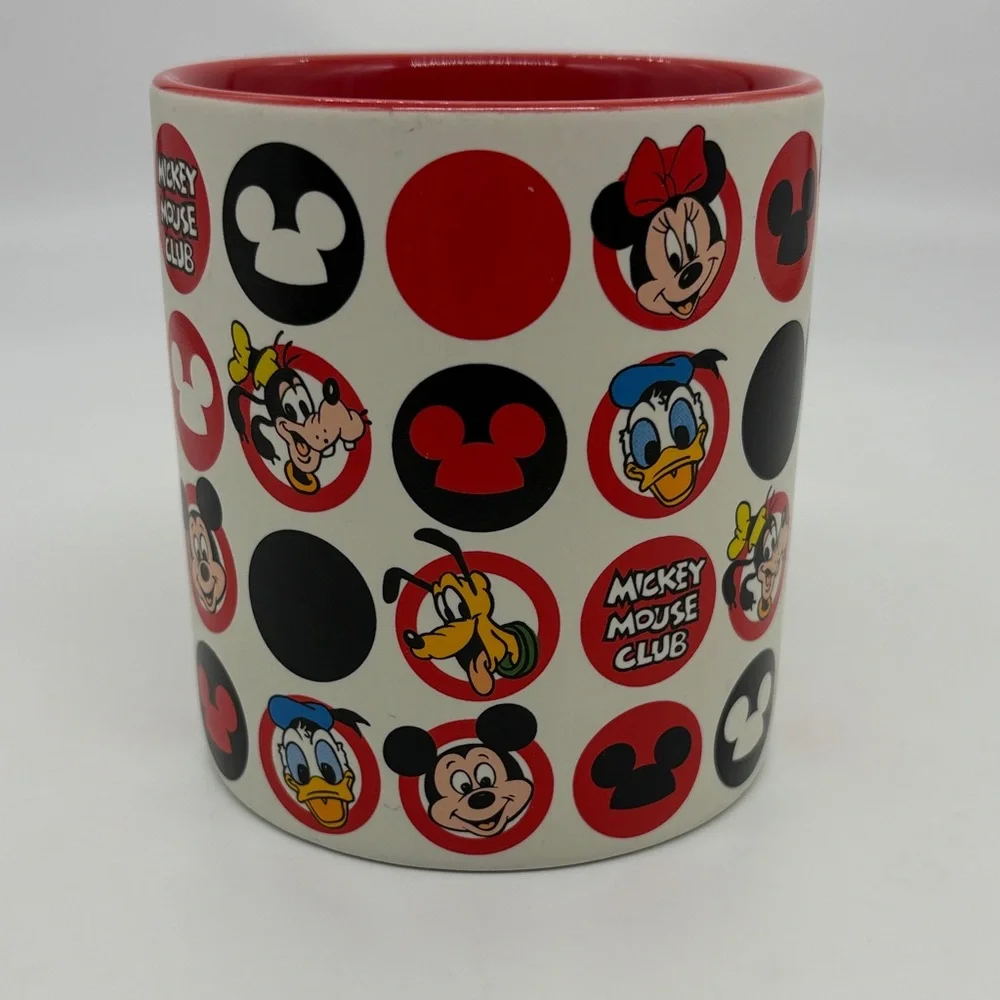 Disney Mickey Mouse Club Red and Black Mug - Picture 2 of 5